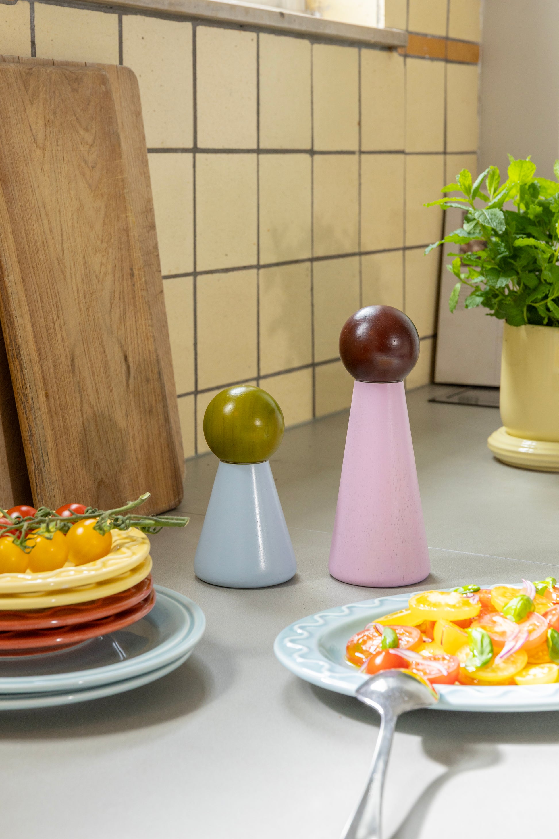 Salt & pepper halma small blue 鹽與胡椒 哈瑪小藍