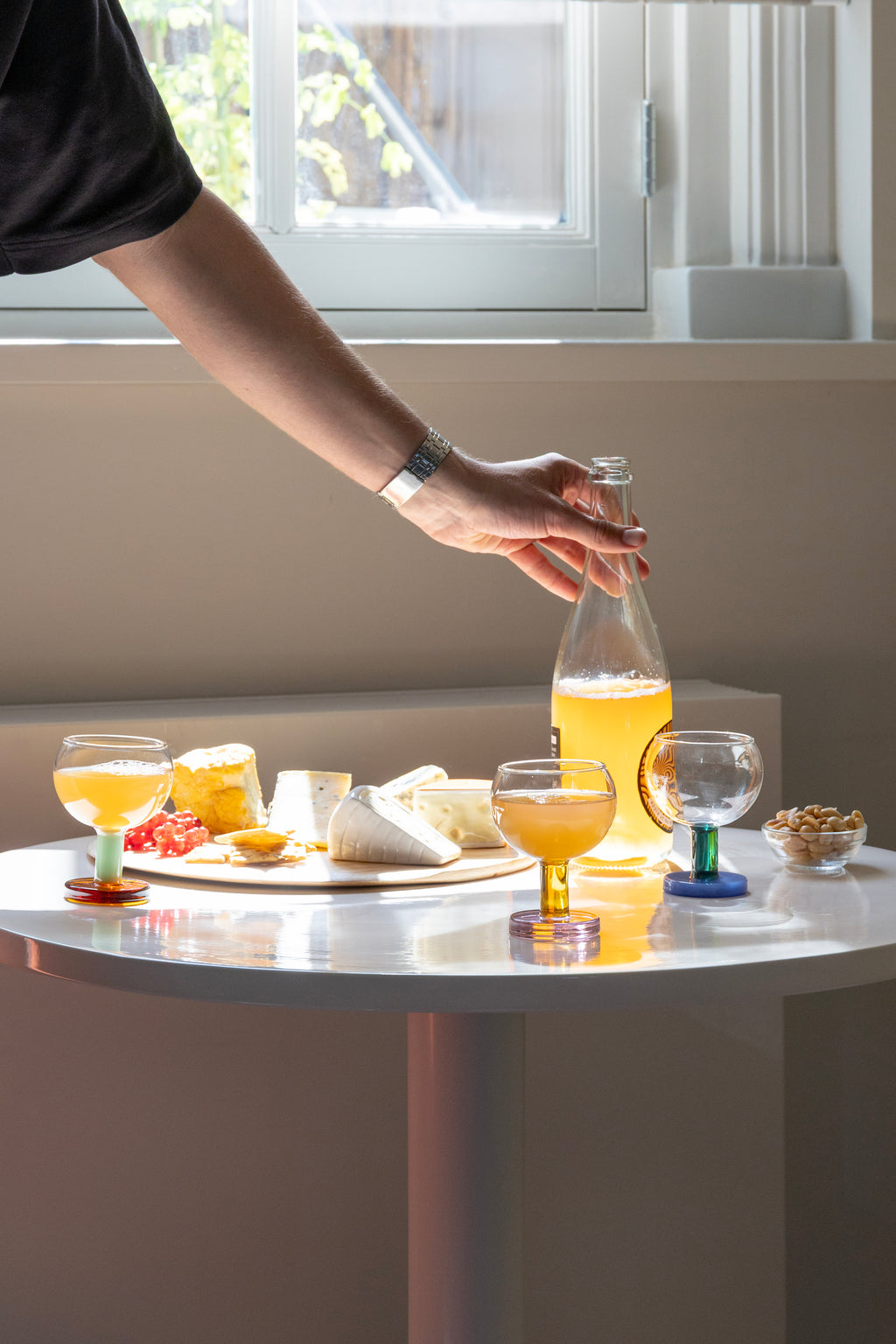 Glass cantine amber set of 2 琥珀撞色小酒杯 （兩只）