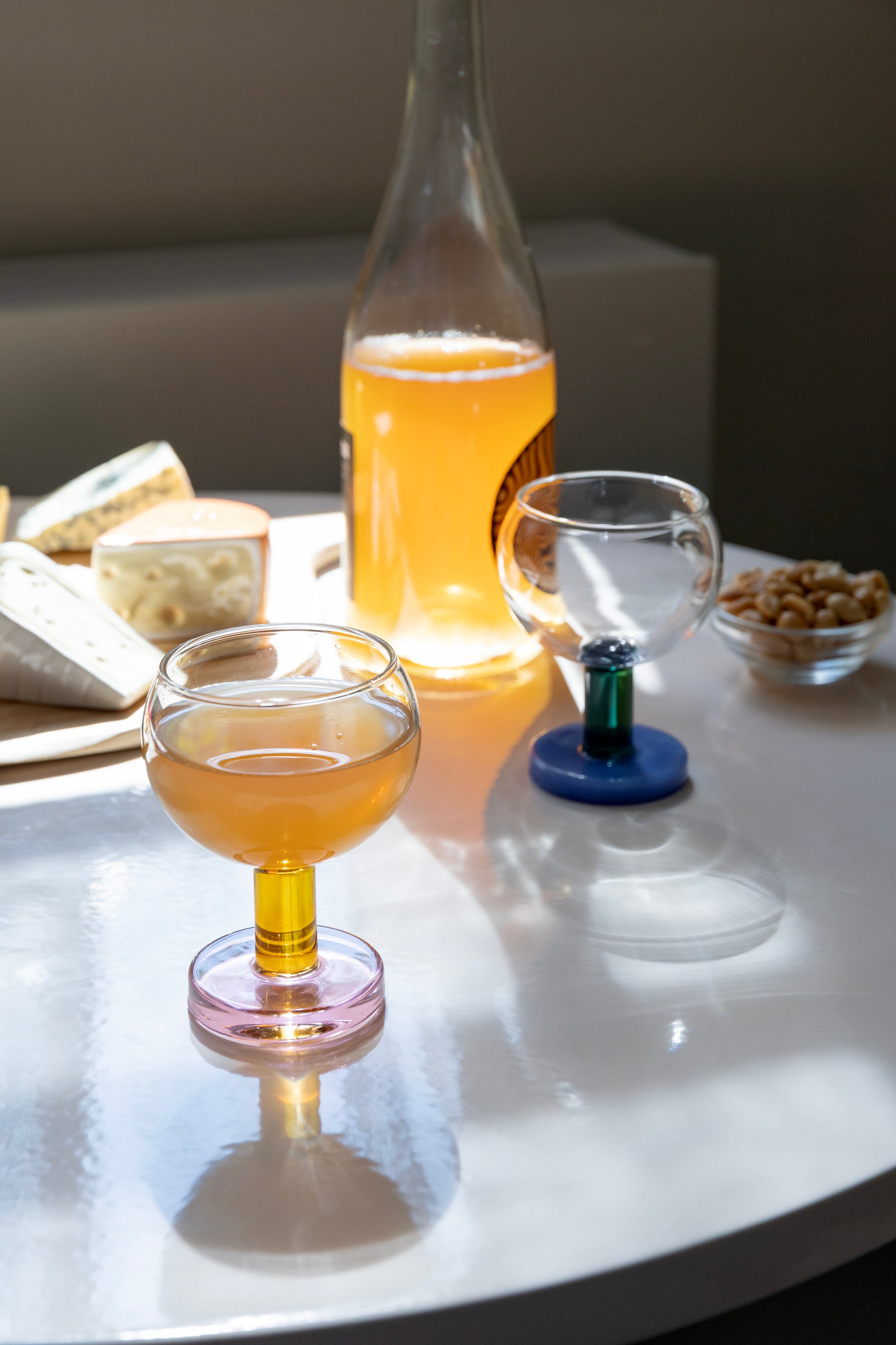 Glass cantine amber set of 2 琥珀撞色小酒杯 （兩只）