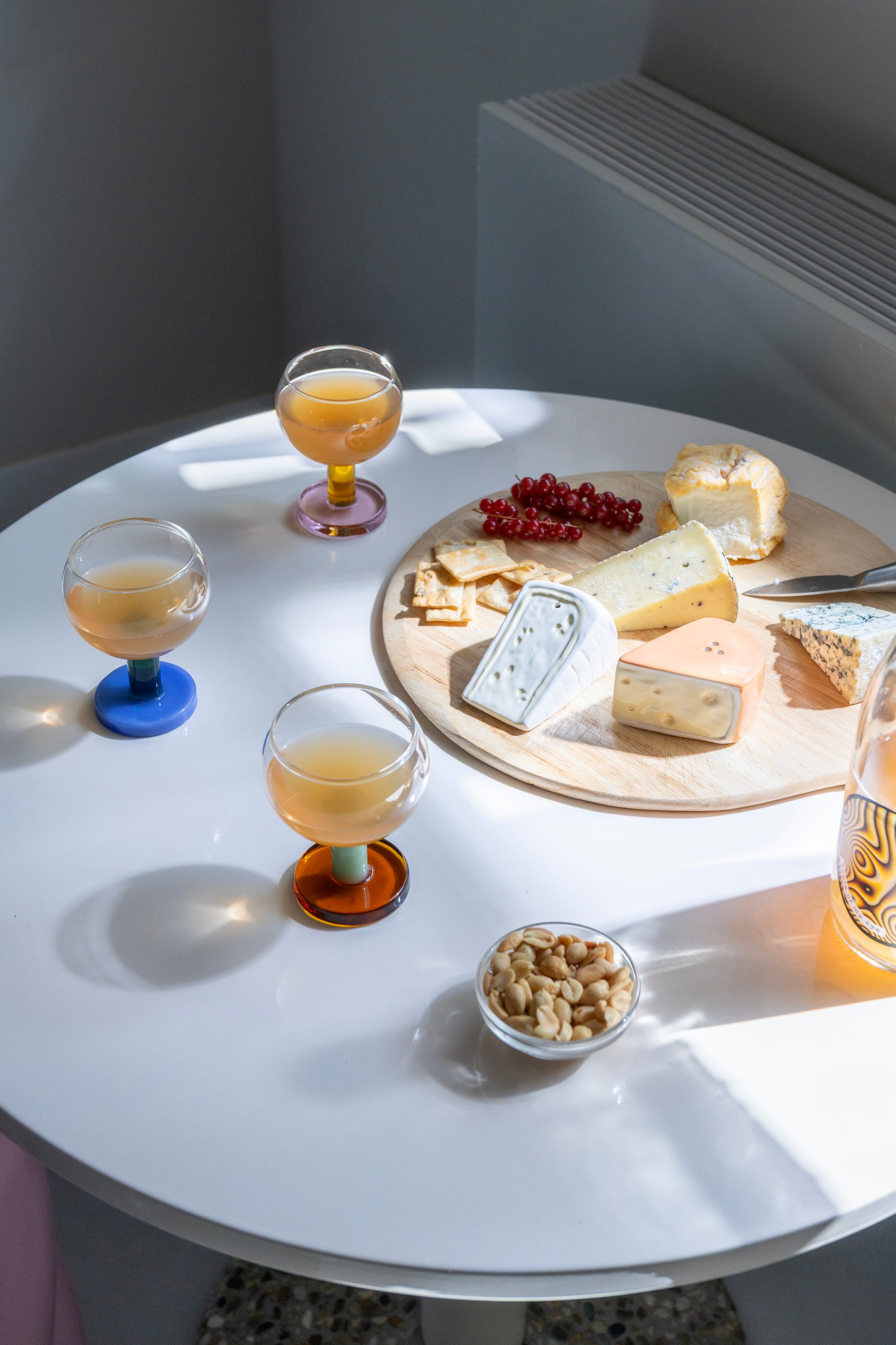 Glass cantine amber set of 2 琥珀撞色小酒杯 （兩只）