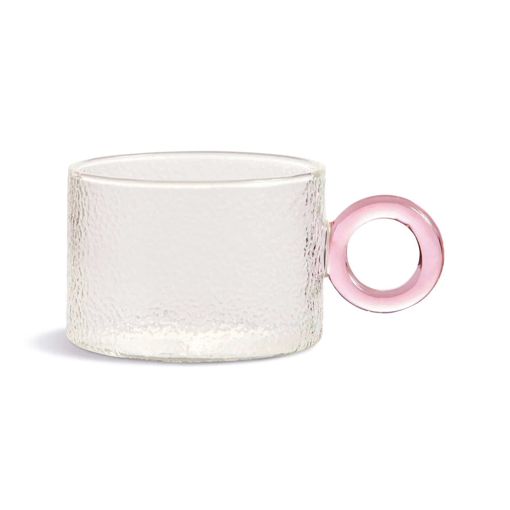 Glass chiquito set of 4 彩色玻璃圈小杯 （四只)