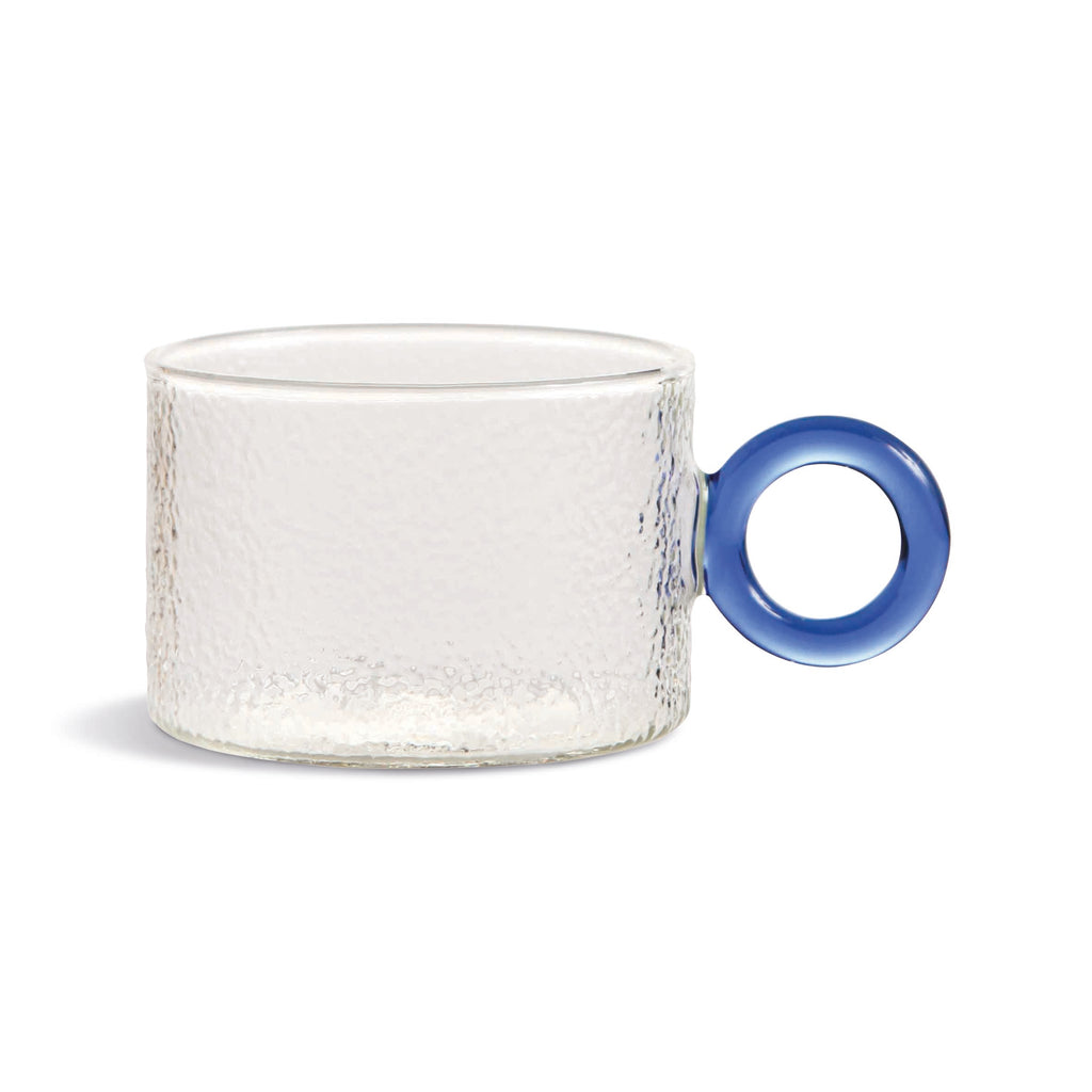 Glass chiquito set of 4 彩色玻璃圈小杯 （四只)