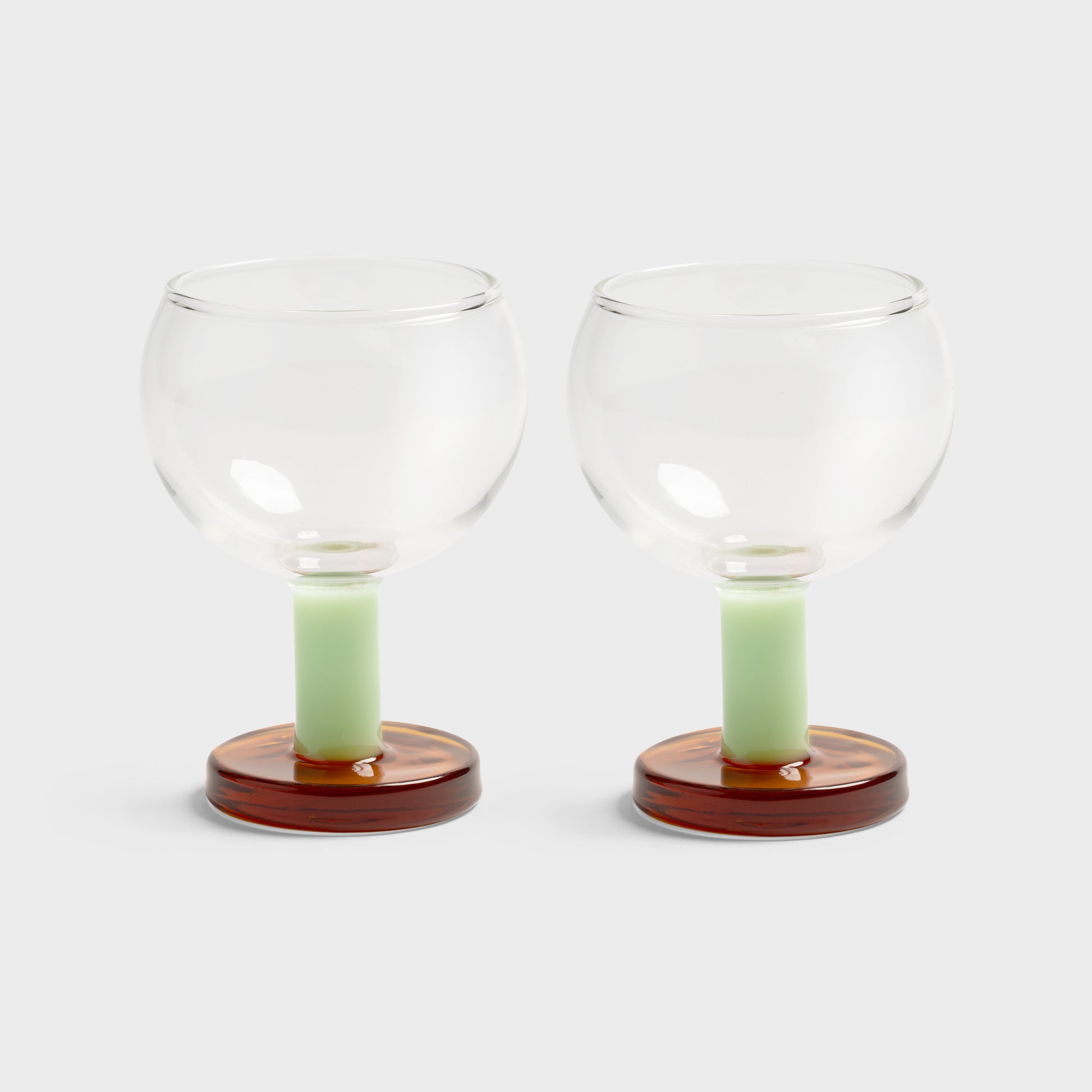 Glass cantine amber set of 2 琥珀撞色小酒杯 （兩只）