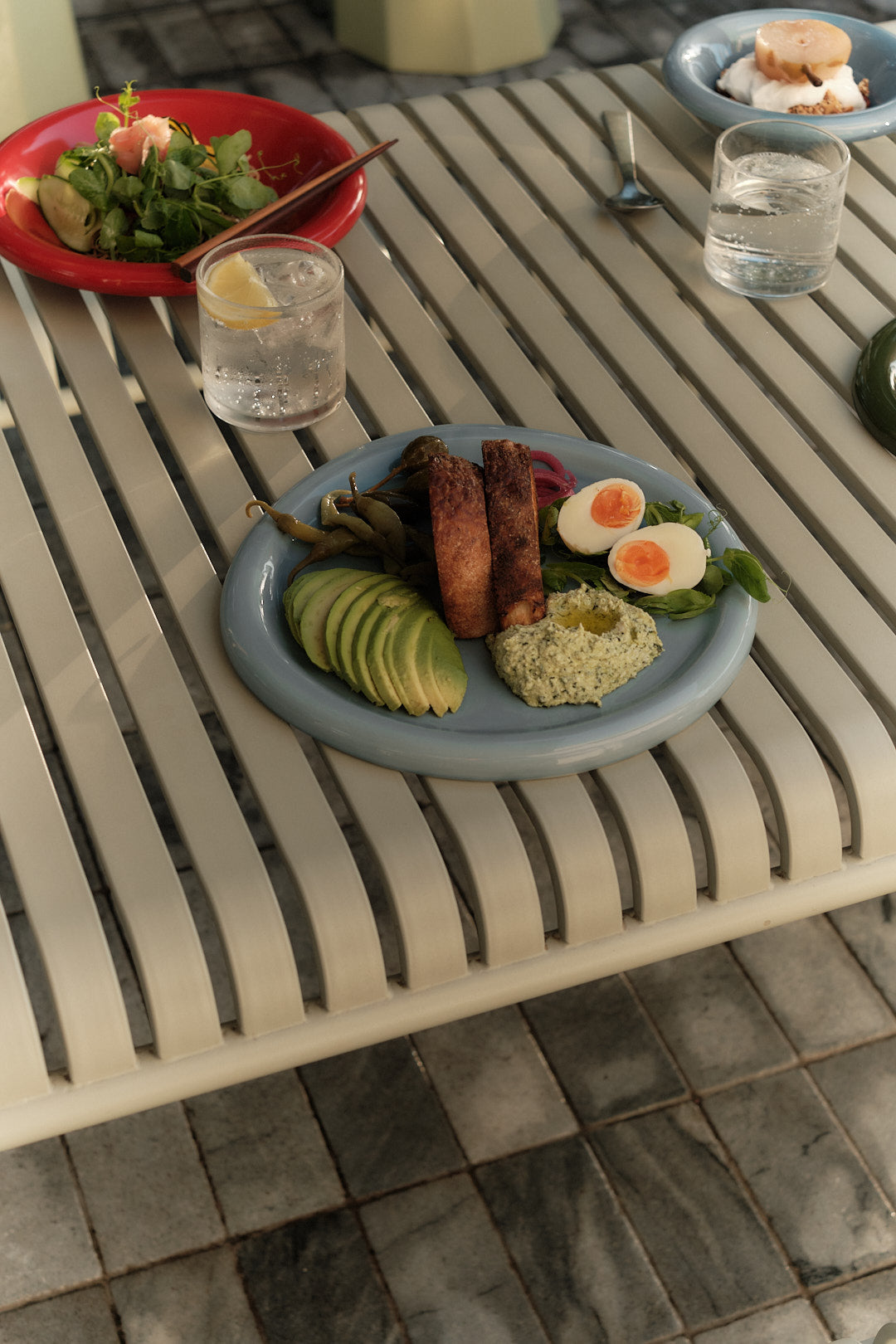 澳洲設計品牌，Softedge  Dinner Plate，Cornflower藍