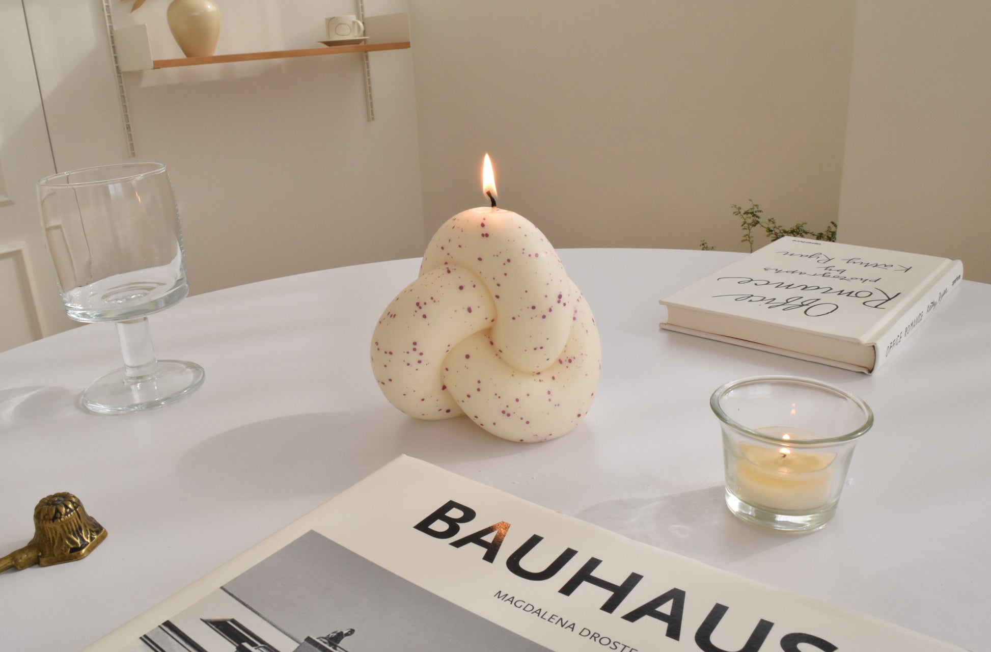 Tube Knot Candle，韓國設計品牌，天然大豆香氛蠟燭