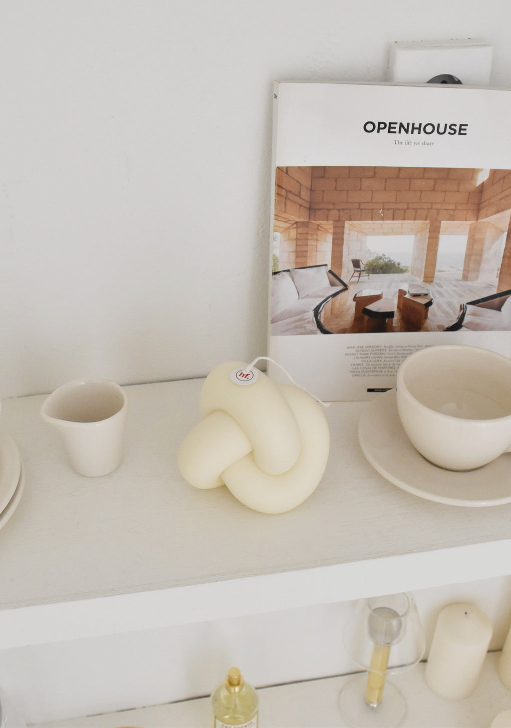 Tube Knot Candle，韓國設計品牌，天然大豆香氛蠟燭