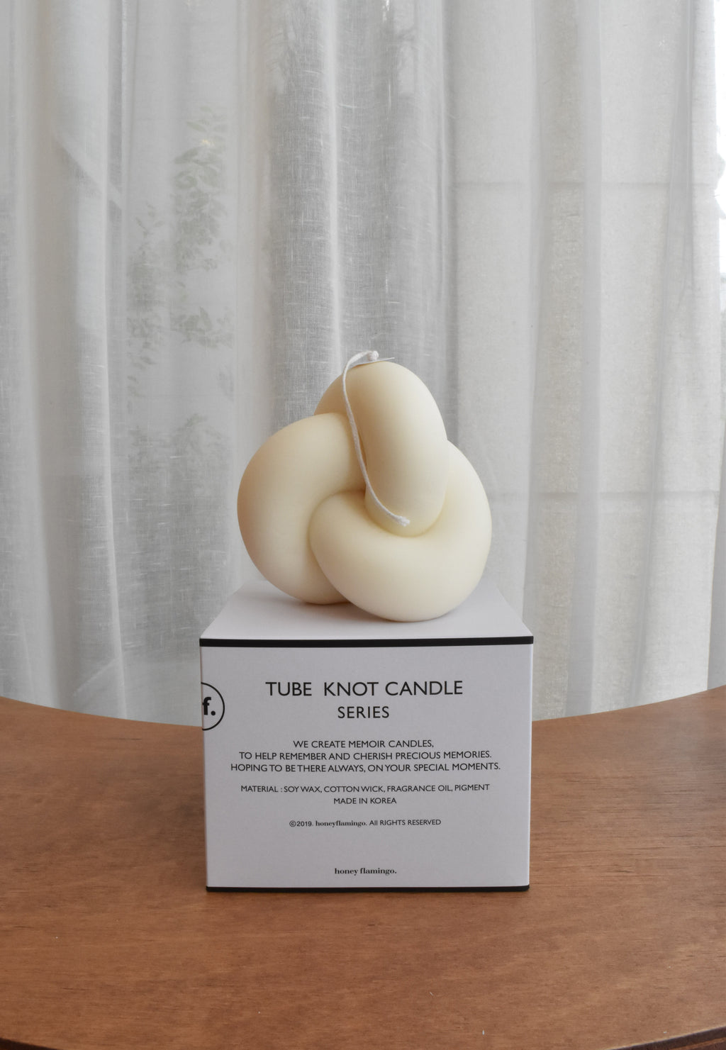 Tube Knot Candle，韓國設計品牌，天然大豆香氛蠟燭