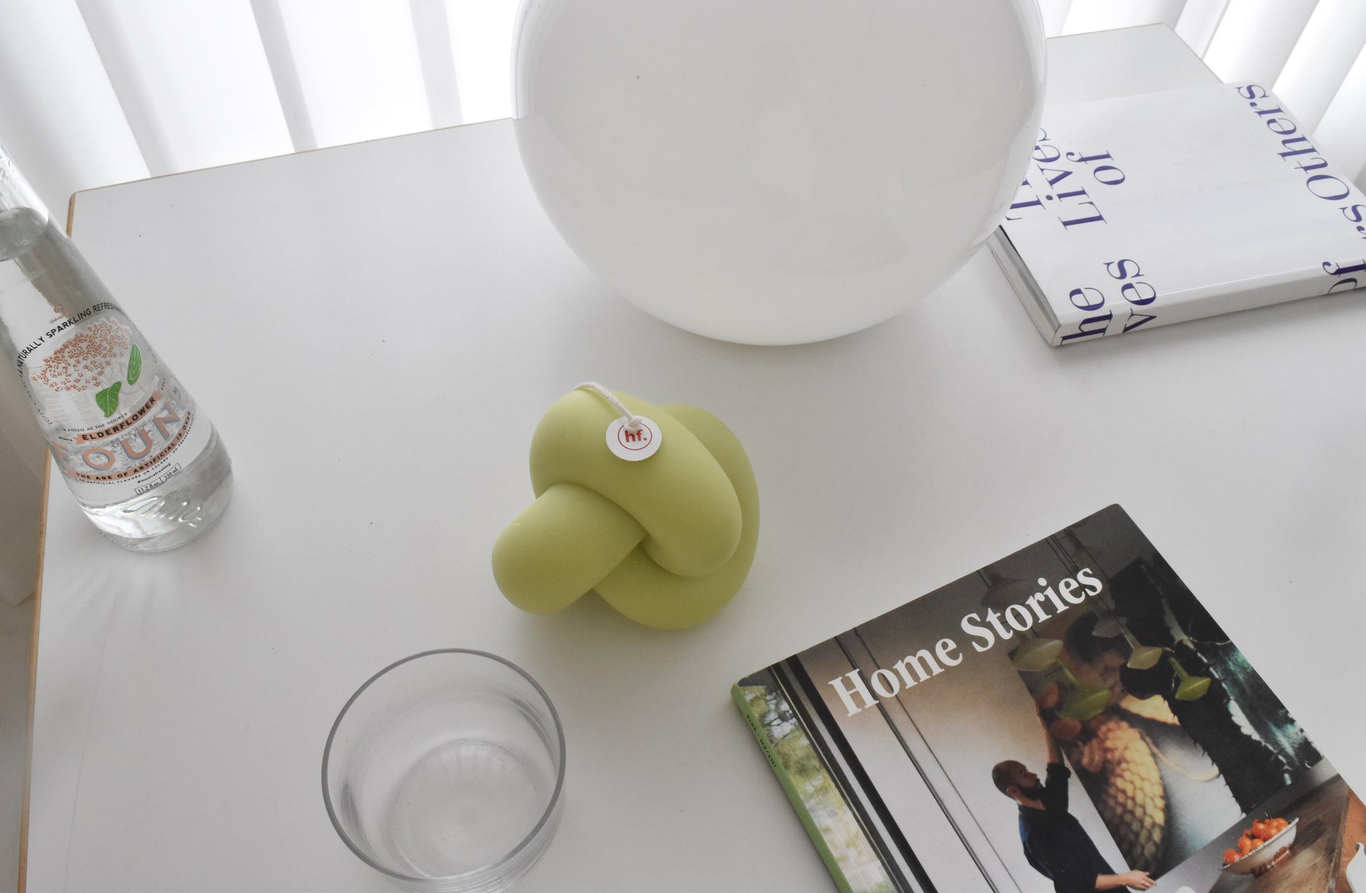 Tube Knot Candle，韓國設計品牌，天然大豆香氛蠟燭