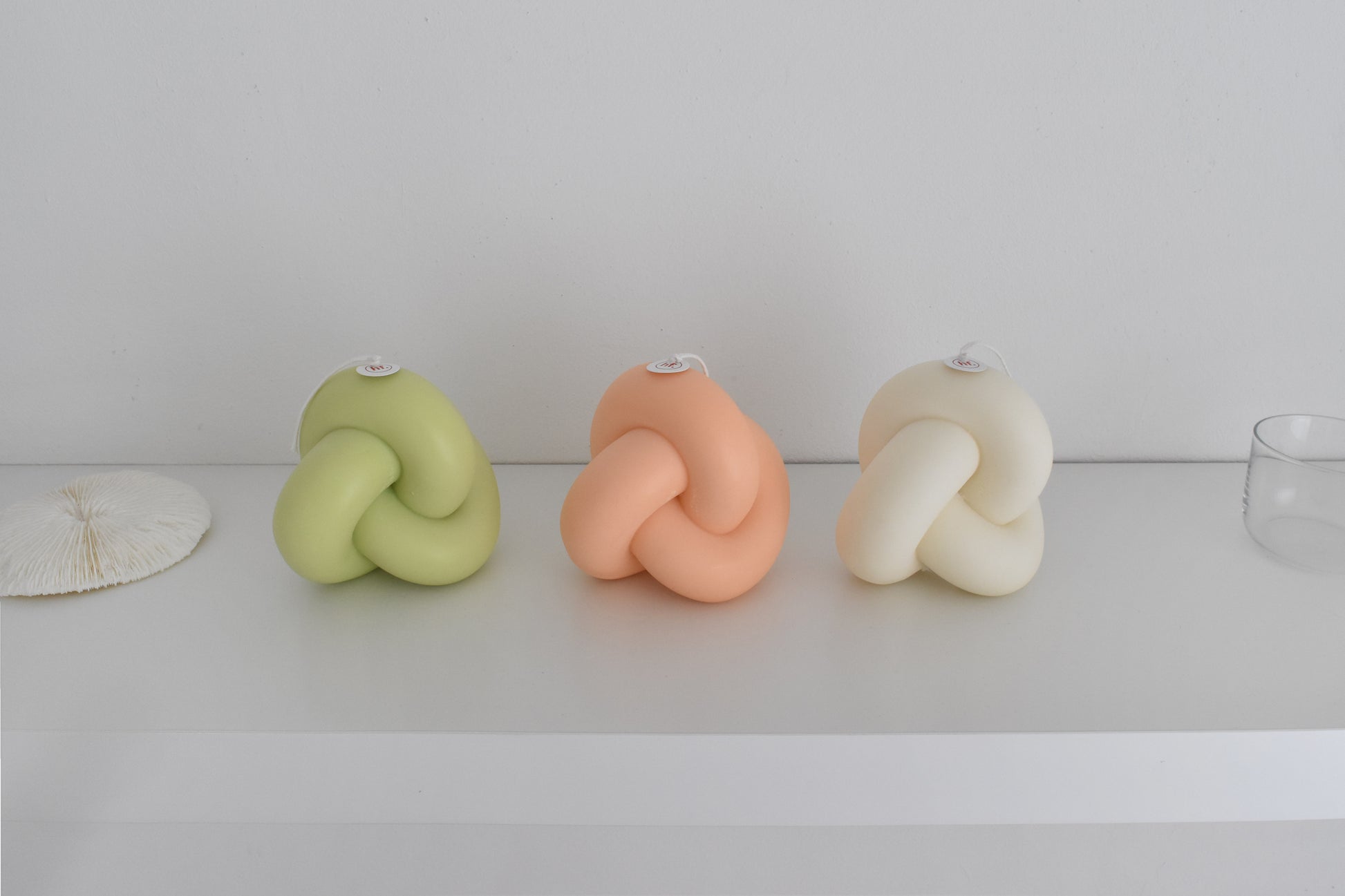 Tube Knot Candle，韓國設計品牌，天然大豆香氛蠟燭