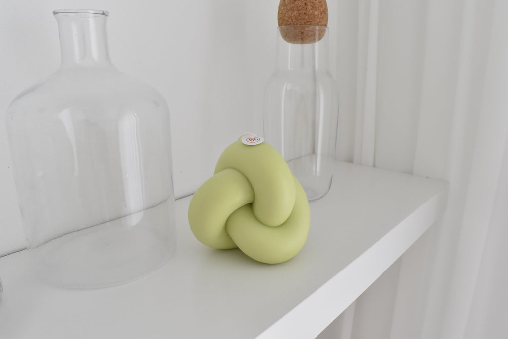 Tube Knot Candle，韓國設計品牌，天然大豆香氛蠟燭