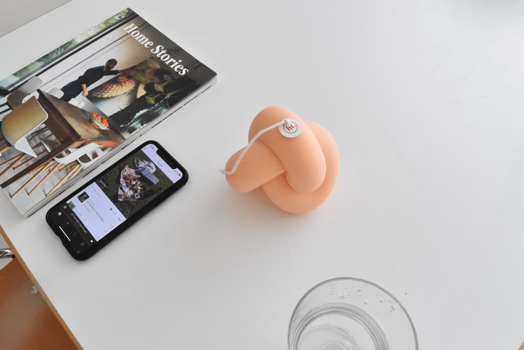 Tube Knot Candle，韓國設計品牌，天然大豆香氛蠟燭