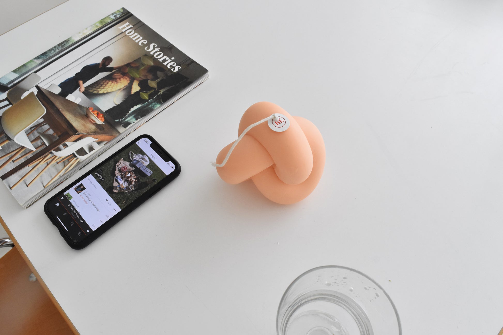 Tube Knot Candle，韓國設計品牌，天然大豆香氛蠟燭