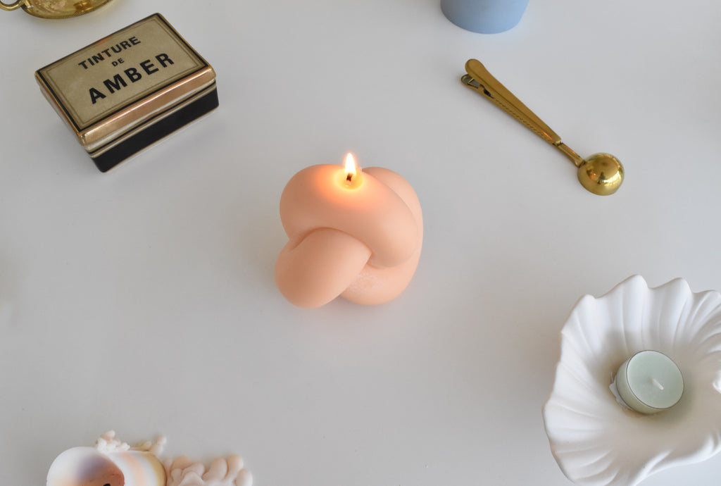 Tube Knot Candle，韓國設計品牌，天然大豆香氛蠟燭