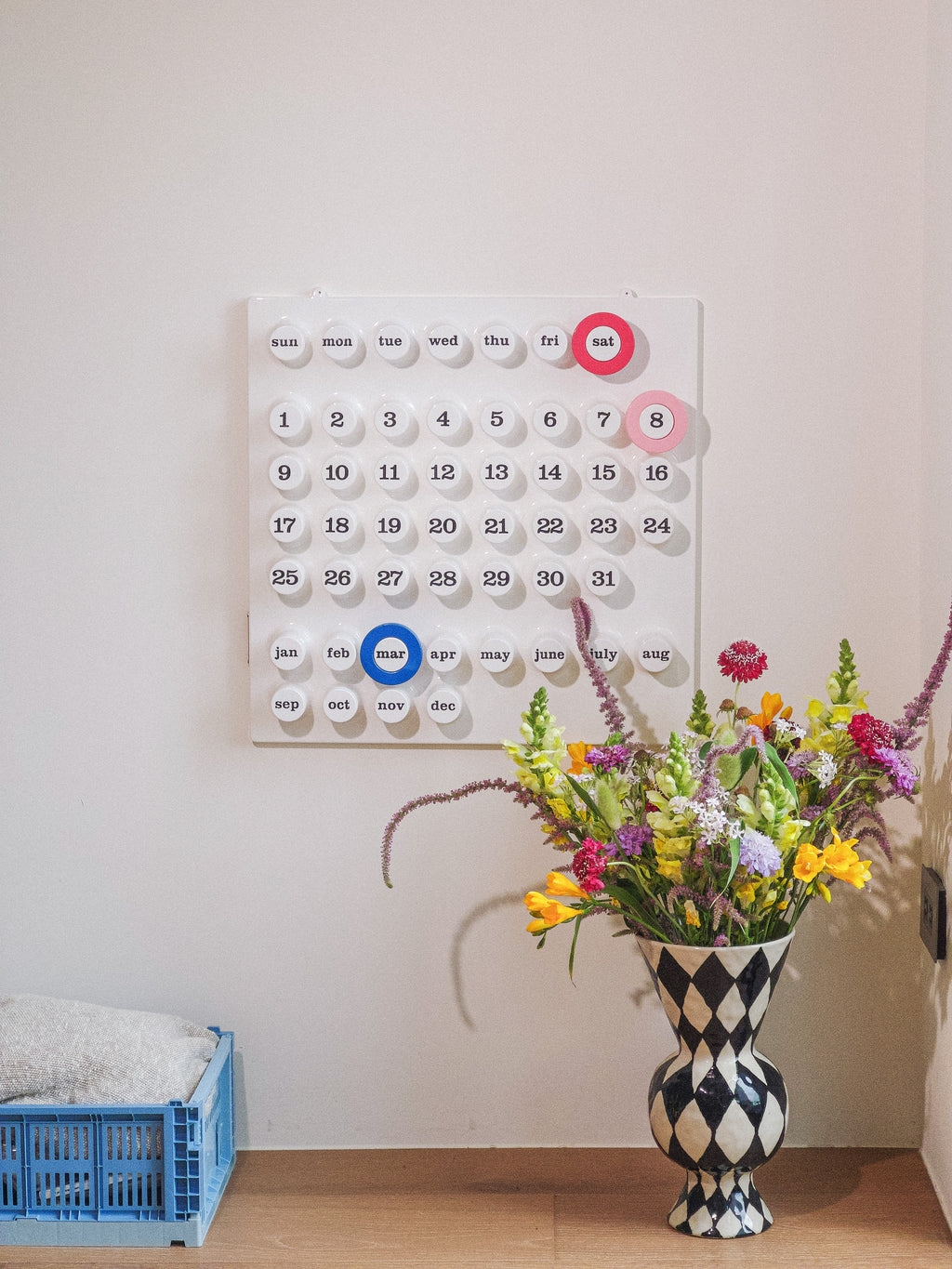 PERPETUAL CALENDAR (WHITE) 義大利設計萬年曆（白)