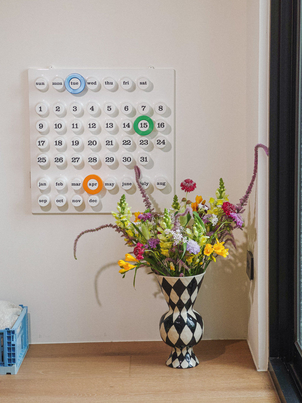 PERPETUAL CALENDAR (WHITE) 義大利設計萬年曆（白)