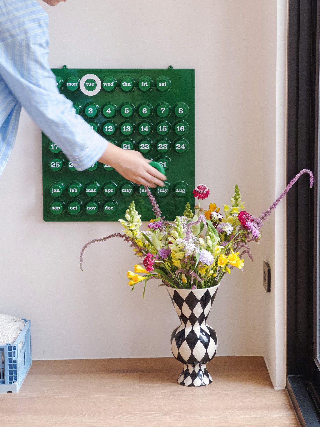PERPETUAL CALENDAR (GREEN) 義大利設計萬年曆（綠)