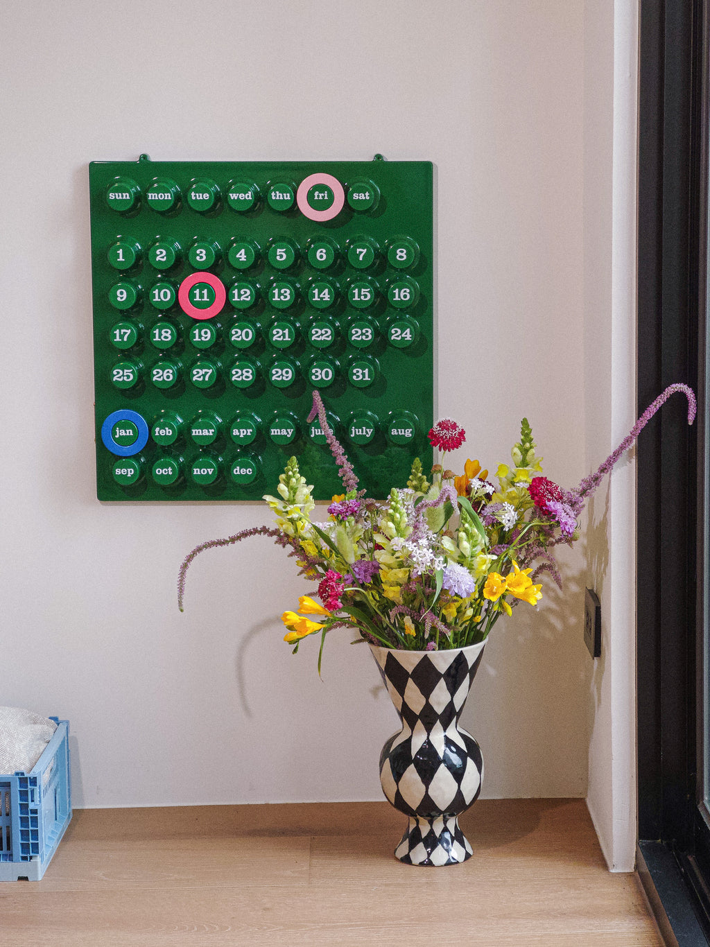 PERPETUAL CALENDAR (GREEN) 義大利設計萬年曆（綠)