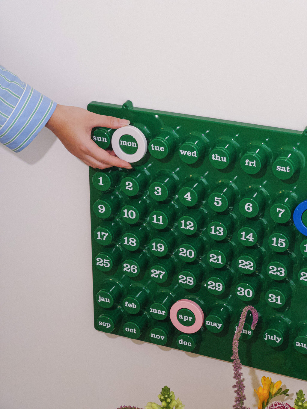 PERPETUAL CALENDAR (GREEN) 義大利設計萬年曆（綠)