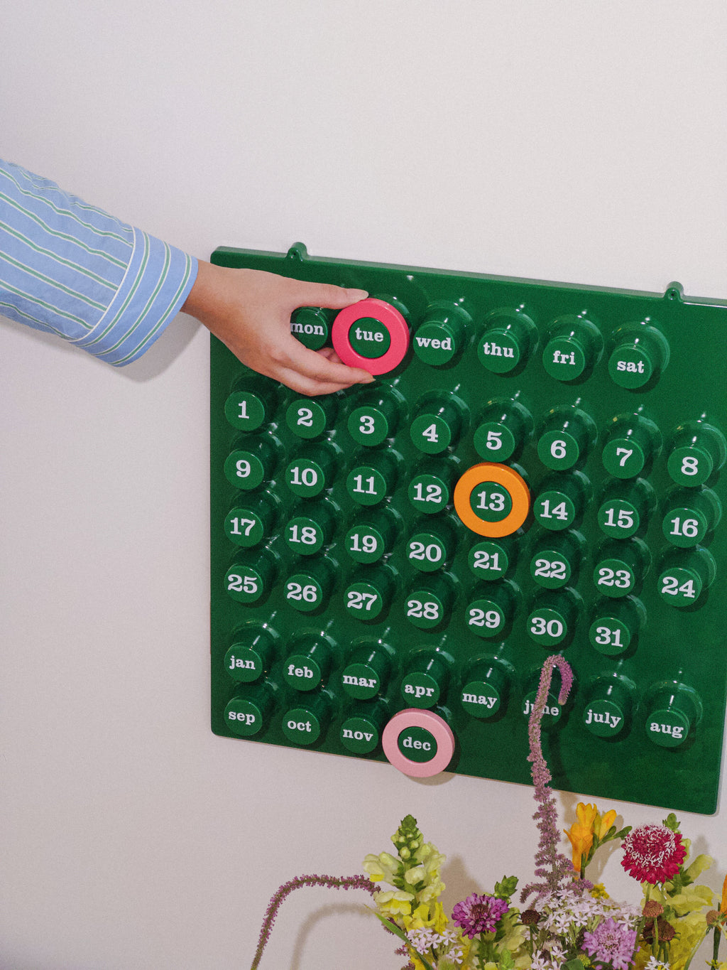 PERPETUAL CALENDAR (GREEN) 義大利設計萬年曆（綠)