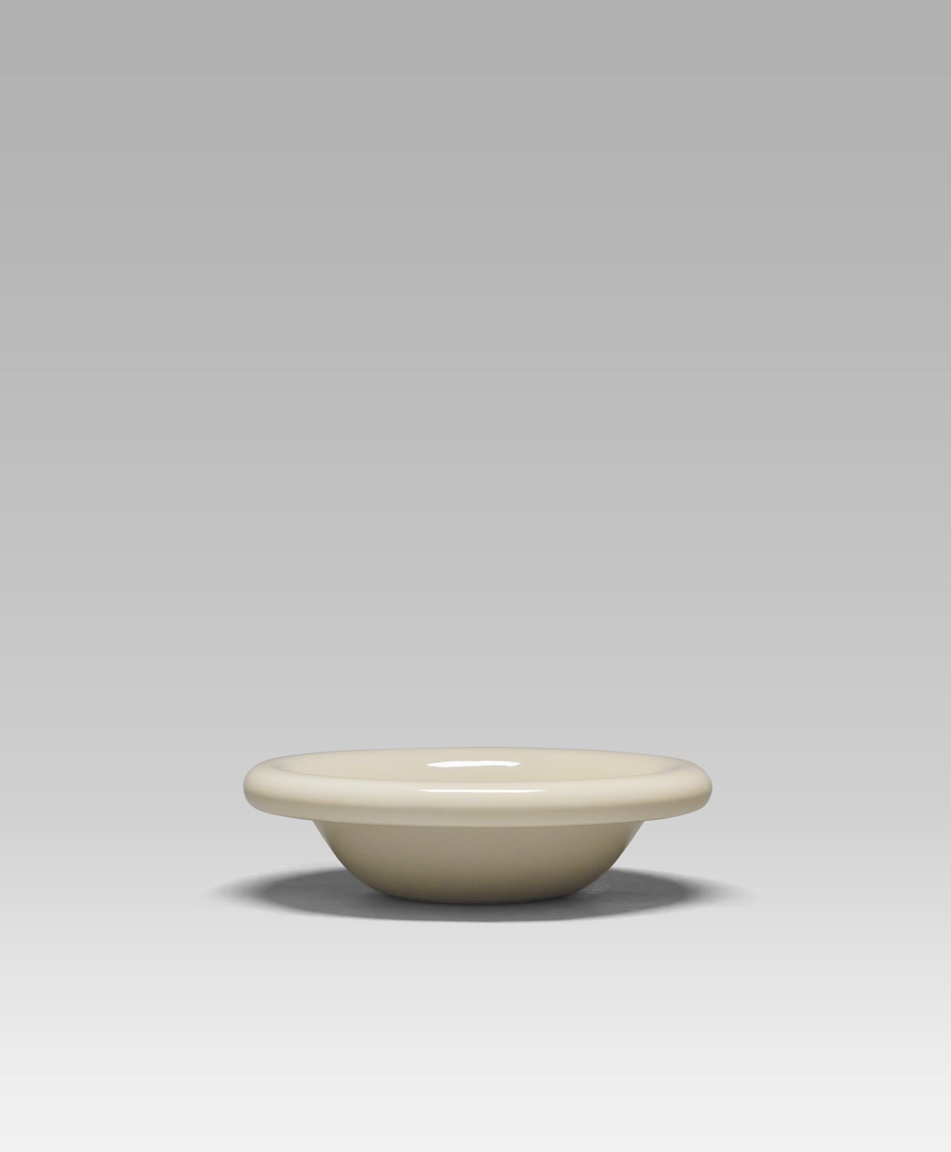 澳洲設計品牌，Softedge Breakfast Bowl早餐碗，Marshmellow 白，日本手工製高品質陶瓷，圓潤質感，平視圖