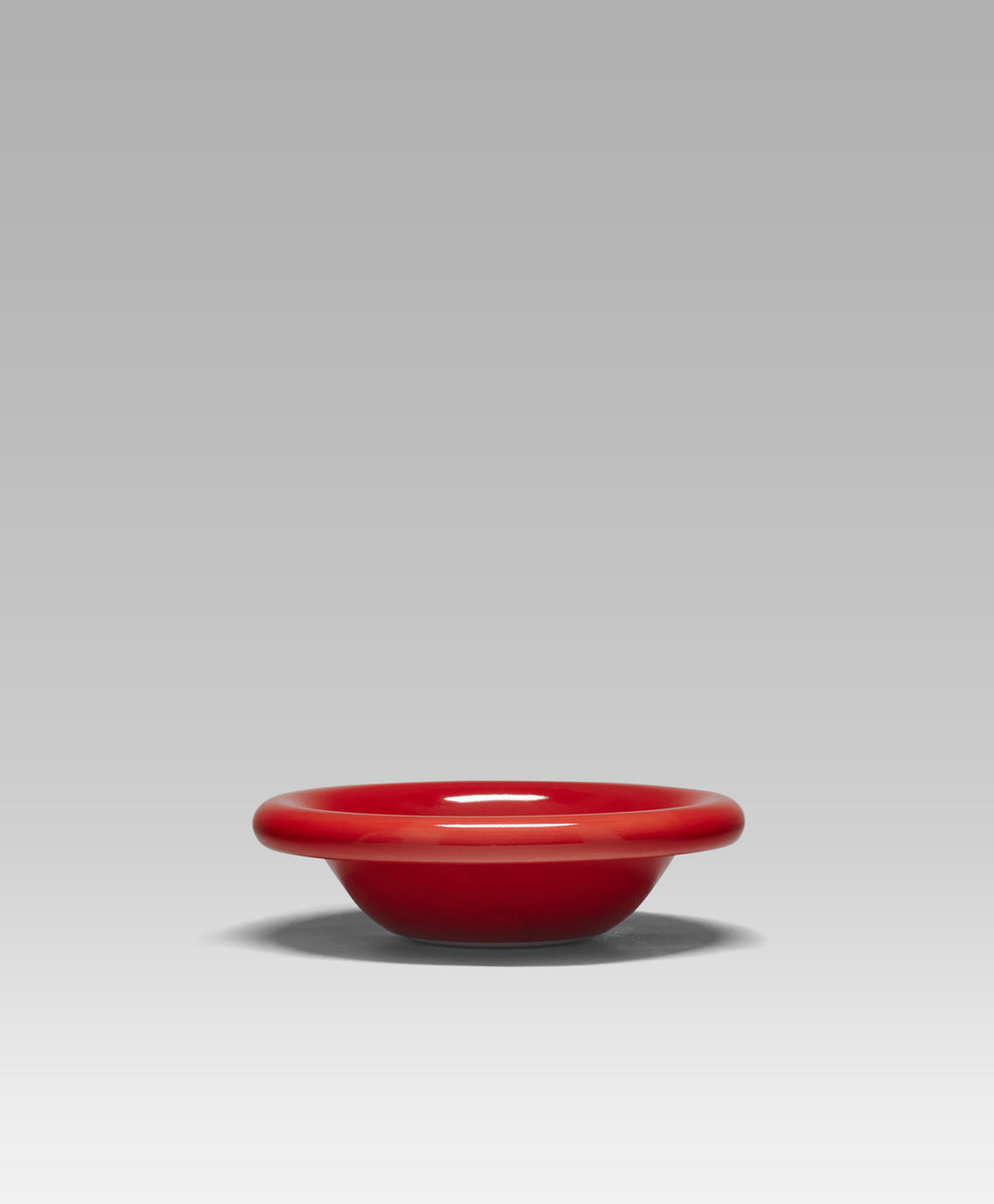 澳洲設計品牌，Softedge Breakfast Bowl早餐碗，Tomato 紅，日本手工製高品質陶瓷，圓潤質感，平視圖