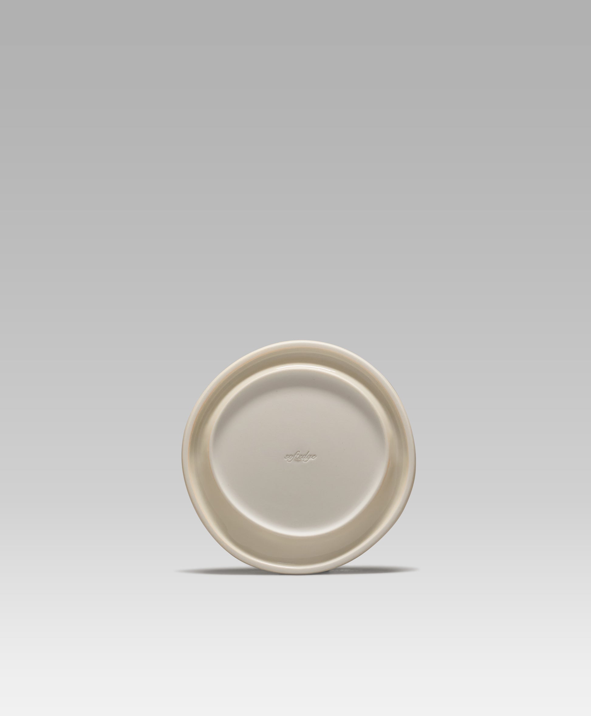 澳洲設計品牌，Softedge  Snack Plate，Marshmellow 白