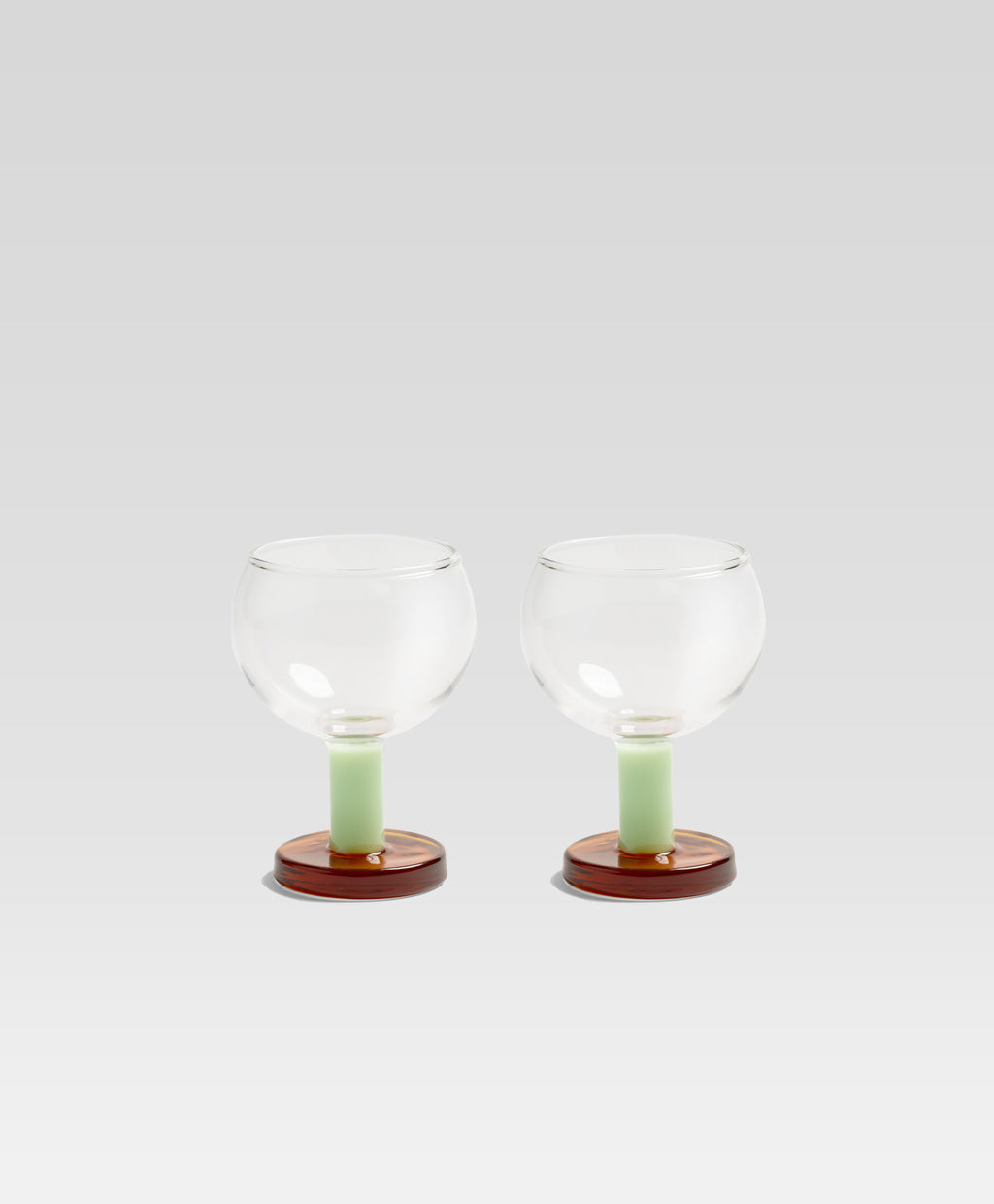 Glass cantine amber set of 2 琥珀撞色小酒杯 （兩只）