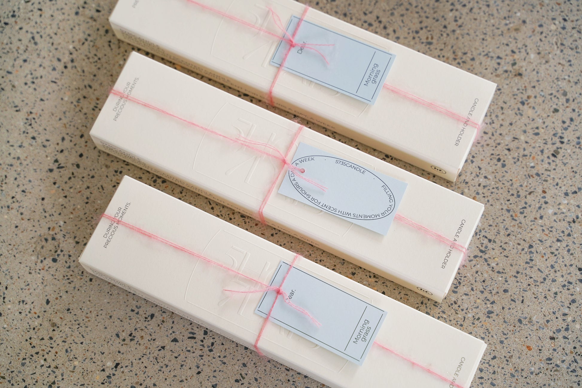 Honey Flamingo Candle set 韓國設計品牌，天然大豆香氛蠟燭